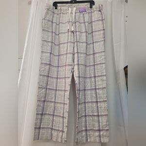 Stars Above XXL Sleep Pants - Gray/Purple - Comfortable Lounge Wear for Sleeping